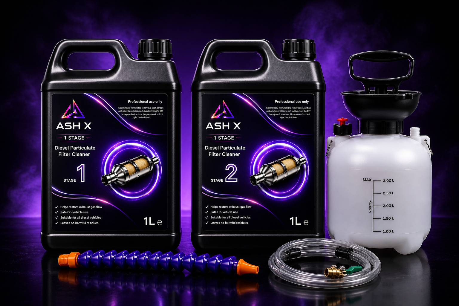 AshX 1 Litre Kit with bottle sprayer